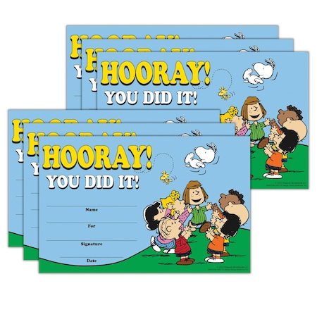 Eureka Peanuts Recognition Awards, 216PK 844234